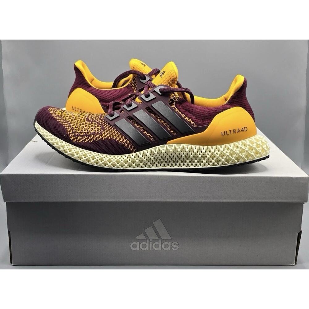 Adidas Ultra 4D Shoes Rare Arizona State University Mens Size 10 New in Box